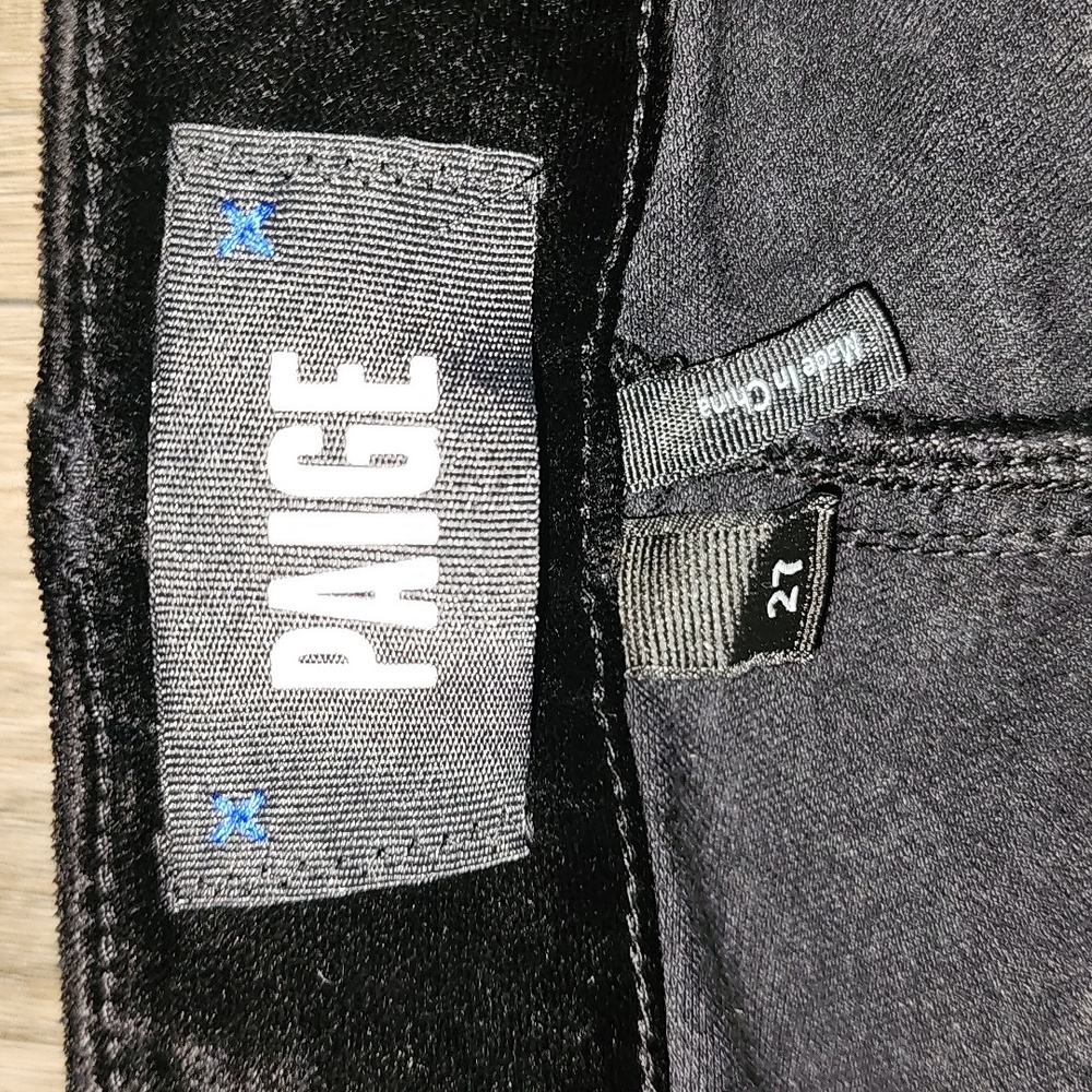 Paige Manhattan bootcut over dyed velvet pants size 27 - Picture 2 of 5